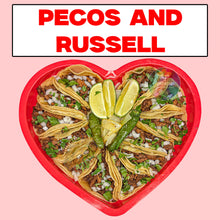 Load image into Gallery viewer, Valentine's Day Heart Taco DISPOSIBLE Plate Pre-Order (5715 S Pecos Rd)
