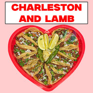 Valentine's Day Heart Taco DISPOSIBLE Plate Pre-Order (4555 E Charleston Blvd)