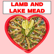 Valentine's Day Heart Taco DISPOSIBLE Plate Pre-Order (2162 N Lamb Blvd)